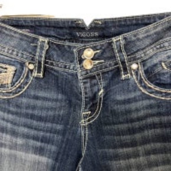 VIGOSS The Chelsea Embellished Capri Size 11/12 - Picture 9 of 16